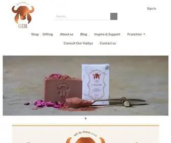 Girgauveda.com(Buy Ayurvedic Suppliment & Beauty Care) Screenshot