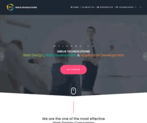 Girijatechsolutions.com(Web Designing & Development) Screenshot