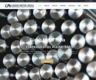 Girishmetal.com(Girish Metal India) Screenshot