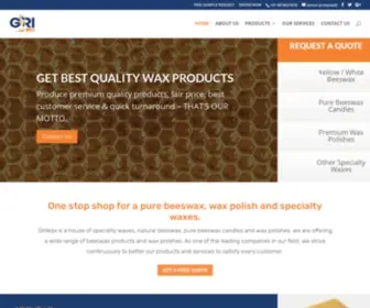 Giriwaxproducts.com(Premium Natural Beeswax & Wax Polish Manufacturer) Screenshot