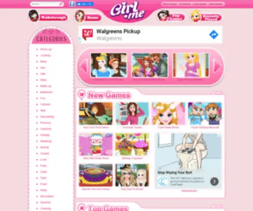 Girl.me(Games for Girls) Screenshot