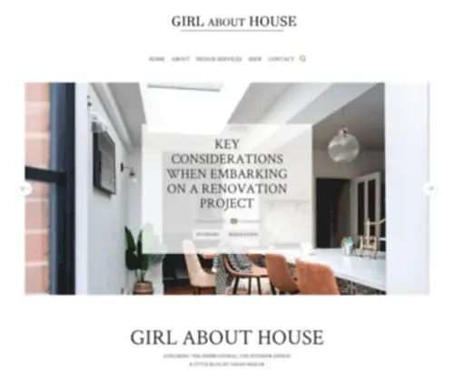 Girlabouthouse.com(GIRL ABOUT HOUSE) Screenshot