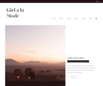 Girlalamode.co.uk(Girl a la Mode) Screenshot