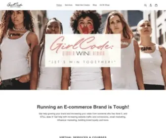 Girlcodewin.com(Girl Code) Screenshot