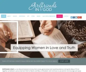 Girlfriendsingod.com(Girlfriends in God) Screenshot