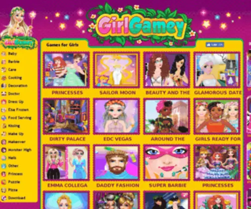Girlgamesbox.com(Girl Games) Screenshot