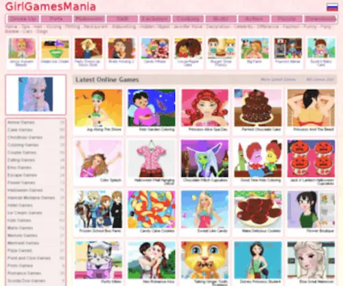 Girlgamesmania.com(Girlgamesmania) Screenshot