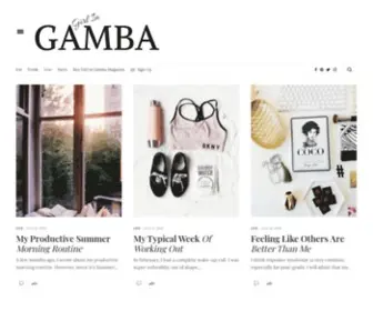 Girlingamba.com(Girl In Gamba) Screenshot