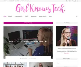 Girlknowstech.com(Life as a woman in tech) Screenshot