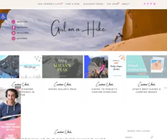 Girlonahike.com(Girl on a Hike) Screenshot