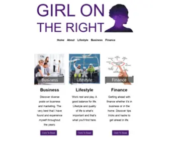 Girlontheright.com(Girl On The Right) Screenshot