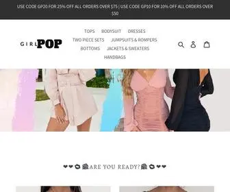 Girlpopin.com(Girl POP) Screenshot