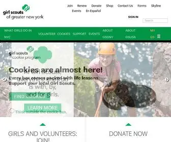 Girlscoutsnyc.org(Girl Scouts of Greater New York) Screenshot