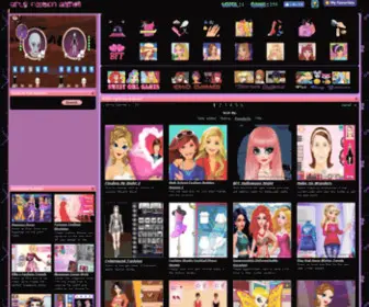 Girlsfashiongames.net(My Fashion Blog) Screenshot