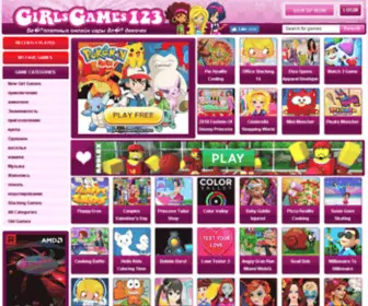 Girlsgames123.ru(Dit domein kan te koop zijn) Screenshot