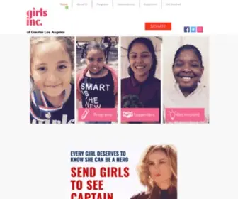 Girlsincla.org(Girls inc) Screenshot