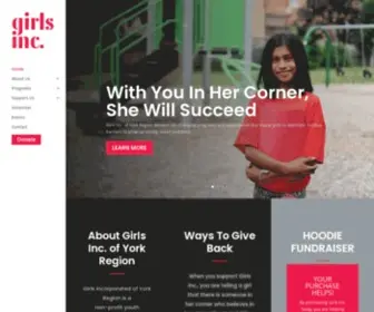 Girlsincyork.org(Girls Inc) Screenshot