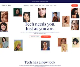 Girlsintech.org(Girls in Tech) Screenshot