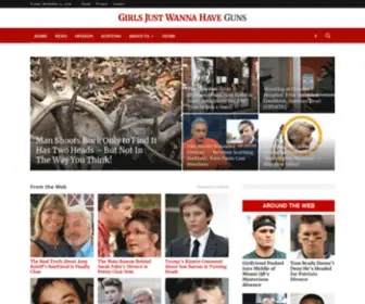 Girlsjustwannahaveguns.com(Girls Just Wanna Have Guns) Screenshot