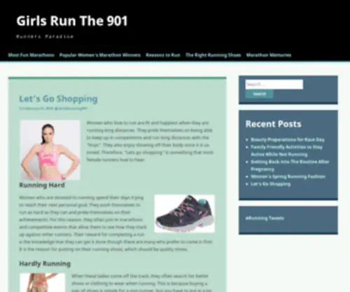 Girlsrunthe901.com(Girlsrunthe 901) Screenshot