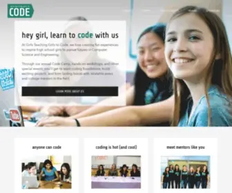 Girlsteachinggirlstocode.org(Girls Teaching Girls to Code) Screenshot