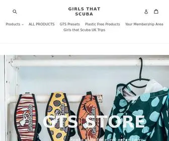 Girlsthatscuba.store(Girls that Scuba Store) Screenshot