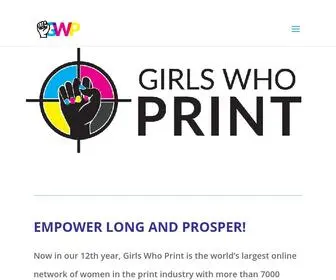 Girlswhoprint.net(Girls Who Print) Screenshot