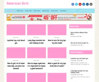 Girlswriting.com(American Girls) Screenshot