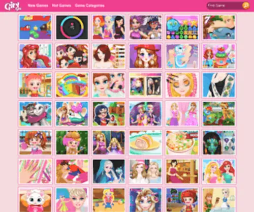 Girlus.com(Games for Girls) Screenshot