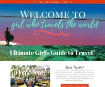 Girlwhotravelstheworld.com(Girl Who Travels the World) Screenshot