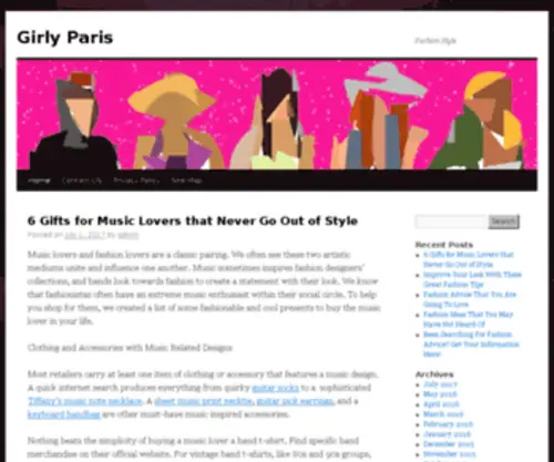 Girlyparis.com(Girly Paris) Screenshot