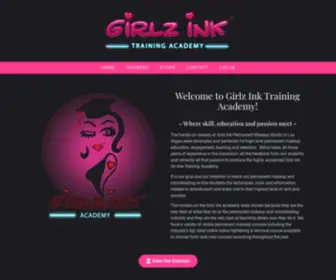 Girlzinktraining.com(Permanent Makeup Training Classes) Screenshot