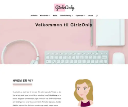 Girlzonly.dk(Din hemmelige vej til drømmene og stjernerne) Screenshot