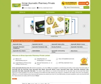 Girnarayurvedic.net(Ayurvedic Herbal Products) Screenshot