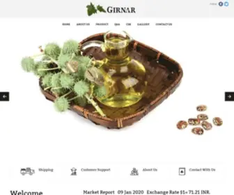 Girnarindustries.com(Castor Oil) Screenshot