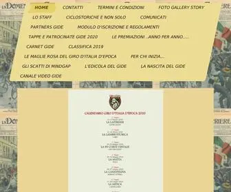 Giroditaliadepoca.it(ASD GIRO D&#039;ITALIA D&#039;EPOCA) Screenshot