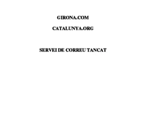 Girona.com(Correu gratuit amb) Screenshot
