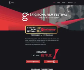 Gironafilmfestival.com(Festival de Cinema de Girona) Screenshot