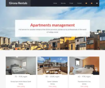 Gironarentals.com(Vacation rental management) Screenshot