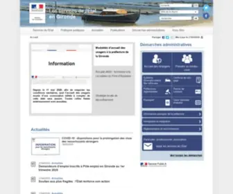 Gironde.gouv.fr(Actualités) Screenshot