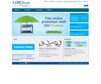 Gironet.com(GiroBank Curaçao) Screenshot