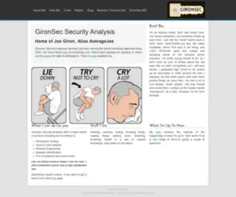 Gironsec.com(GironSec) Screenshot