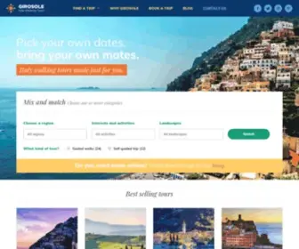 Girosole.com(Walking Tours of Italy) Screenshot