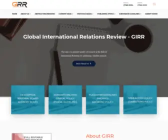 Girrjournal.com(Global International Review) Screenshot