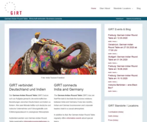 Girt.de(German-Indian Round Table) Screenshot