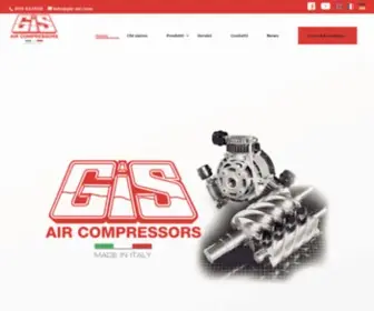 Gis-Air.it(Manutenzione assistenza vendita macchine trattamento aria compressa) Screenshot