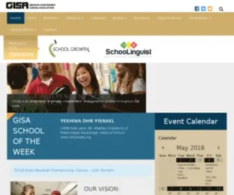 Gisaschools.org(Georgia Independent School Association (GISA)) Screenshot