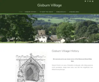 Gisburn.org.uk(Gisburn in the Ribble Valley) Screenshot