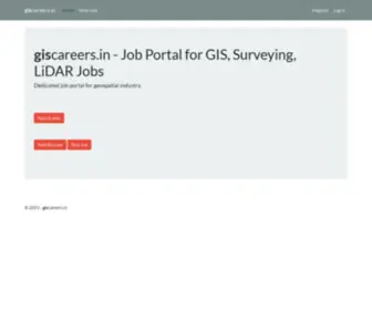 Giscareers.in(giscareers) Screenshot