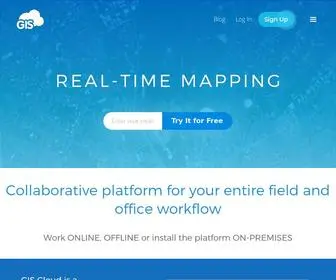 Giscloud.com(GIS Cloud) Screenshot